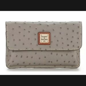 Dooney & Bourke Ostrich Collection Milly Wristlet